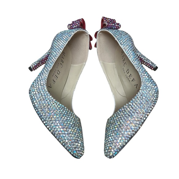 Marc Defang Handmade Rhinestones Pageant Prom Heels Shoes 6.5 Fairycore Coquette - Picture 8 of 12